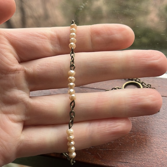 Handmade crystal necklace - Picture 3 of 5